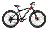 Cradiac Xplorer 7 Speed High Performance Steel Mountain Cycles for Men with Front Suspension & Dual Disc Brake 7 Geared MTB Bike 29 T | Ideal for 15+ Years, Unisex, Frame Size : 18.5 inch
